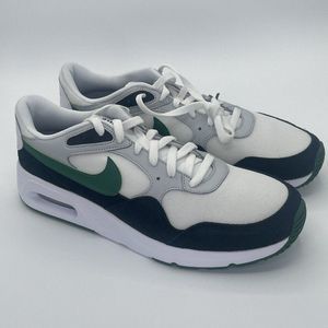 Nike AIR MAX SC Men's White Black Green CW4555-109 Lace-Up Athletic Sneakers